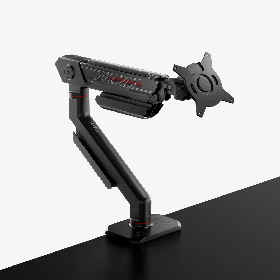 ภาพอ้างอิง ASUS ROG Ergo Monitor Arm AAS01 · อุปกรณ์ประกอบฉากอาจไม่รวม