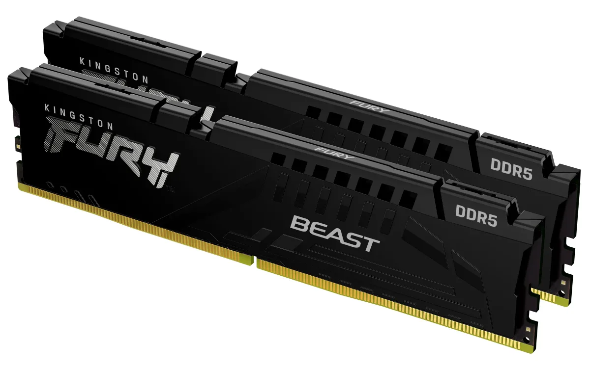 Kingston FURY Beast 64GB (2×32GB) DDR5-5600 CL40 DIMM (KF556C40BB2K2-64) — มุมสินค้า