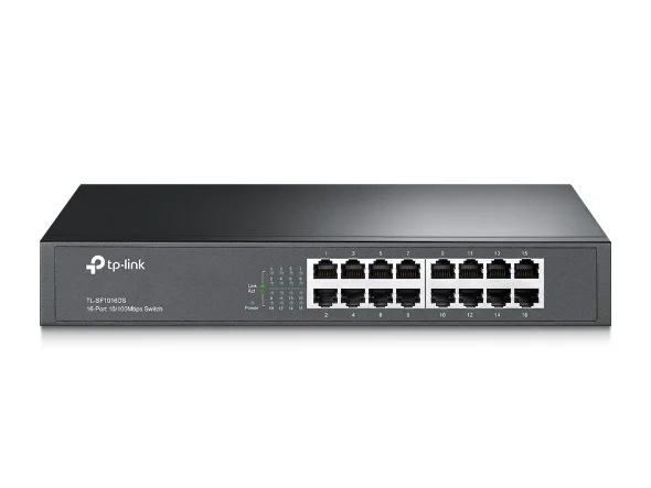 ภาพอ้างอิง TP-LINK 16-Port 10/100Mbps (TL-SF1016DS) · อุปกรณ์ประกอบฉากอาจไม่รวม
