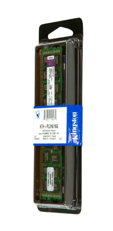 Kingston RAM ECC DDR3 16GB 1600MHz (KTH-PL316/16G) — กล่องบรรจุภัณฑ์