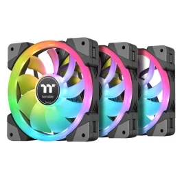 ภาพอ้างอิง Thermaltake SWAFAN EX12 RGB PC Cooling Fan TT Premium Edition Computer case Air cooler 12 cm Black 3 pc · อุปกรณ์ประกอบฉากอาจไม่รวม