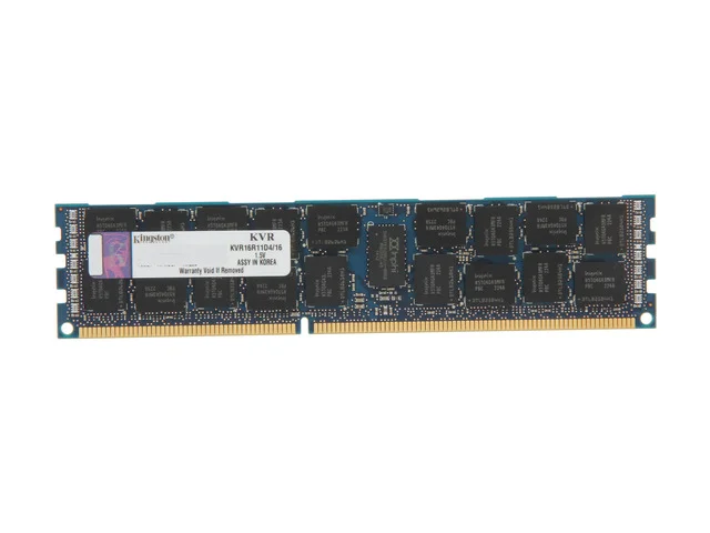 Kingston KVR16R11D4/16 16GB DDR3-1600Mhz PC3-12800 RDIMM Server Memory RAM — product reference