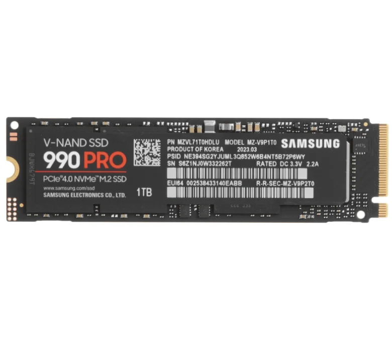 Samsung 990 Pro 1 TB NVMe M.2 Internal SSD — product reference