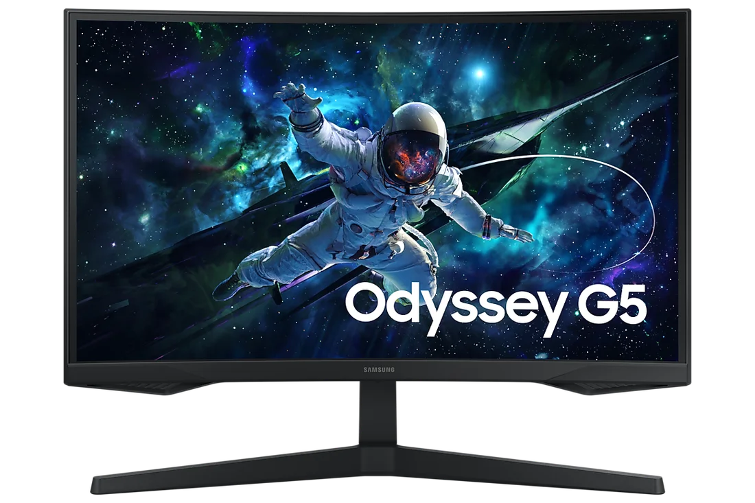 ภาพอ้างอิง SAMSUNG 27" Odyssey G5 G552C QHD 165Hz Gaming Monitor (LS27CG552EEXXT) · อุปกรณ์ประกอบฉากอาจไม่รวม