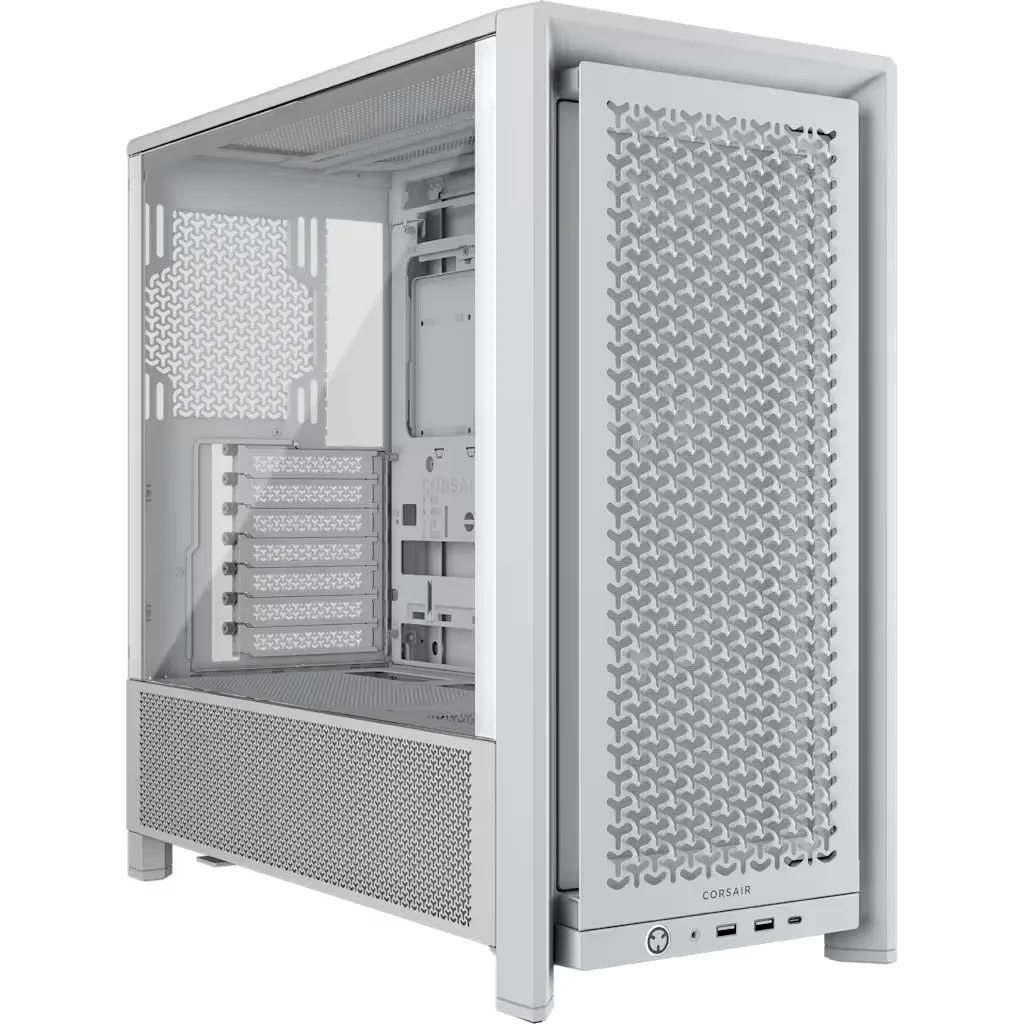 CORSAIR FRAME 4000D RS Mid-Tower PC Case - White (Fan White) — มุมสินค้า