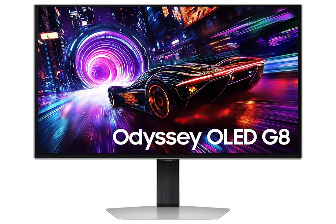 ภาพอ้างอิง SAMSUNG 27" Odyssey OLED G8 G81SF 4K 240Hz Gaming Monitor (LS27FG812SEXXT) · อุปกรณ์ประกอบฉากอาจไม่รวม