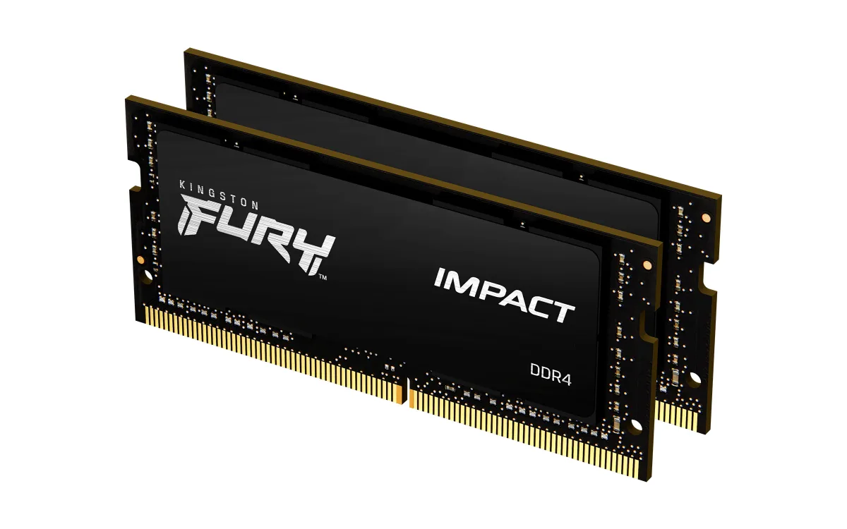 Kingston FURY Impact 32GB (2×16GB) DDR4-3200 CL20 SO-DIMM Notebook (KF432S20IBK2/32) — มุมสินค้า